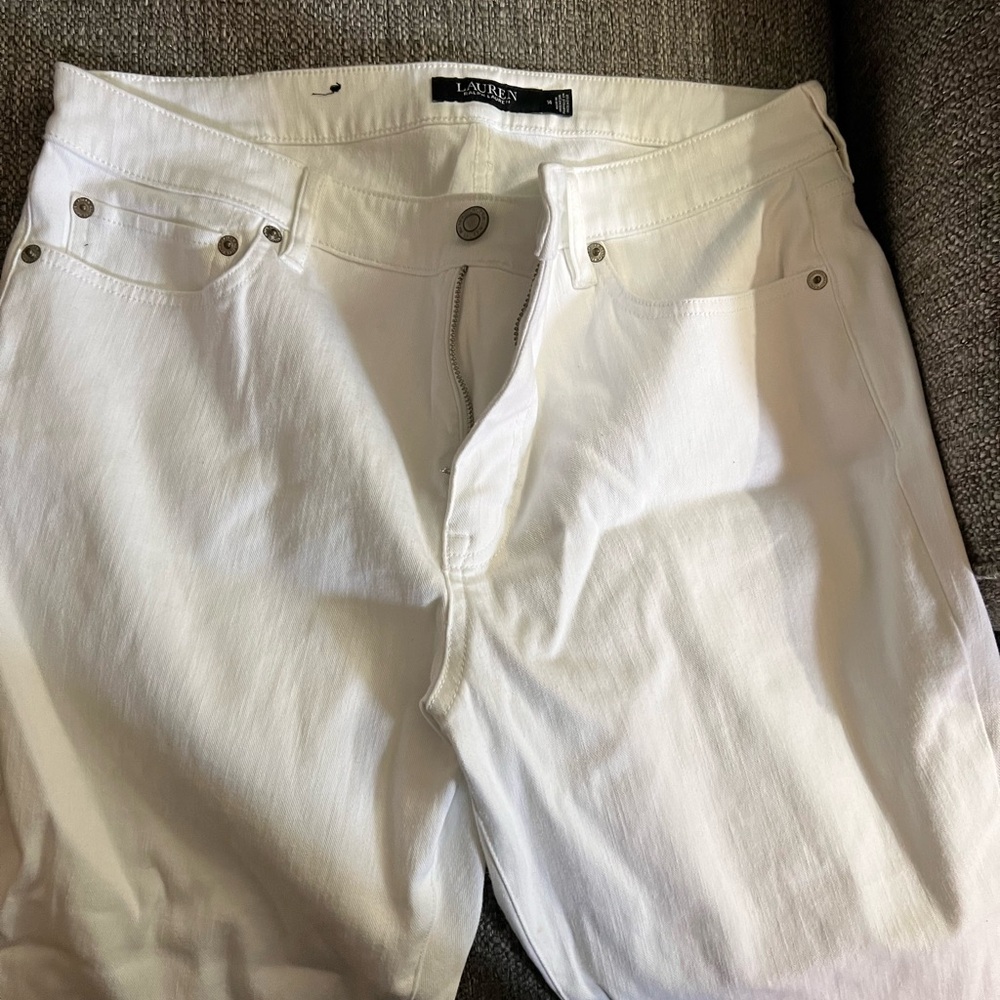 Ralph Lauren White Jeans